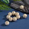 Natural Maple Wood Beads TB12mmY-17-LF-4