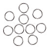 16Pcs 304 Stainless Steel Linking Rings STAS-AR0002-65A-P-1