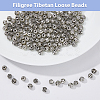 150Pcs 10 Style Zinc Alloy Beads FIND-DC0003-67-3