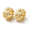 Brass Micro Pave Cubic Zirconia European Style Beads KK-P234-36G-2