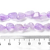 Natural Lavender Amethyst(Dyed & Heated) Beads Strands G-P497-01C-44-5