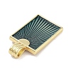 Real 18K Gold Plated Rack Plating Brass Enamel Pendants KK-M293-43G-01-2