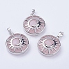 Natural Rose Quartz Pendants G-K234-B16-1