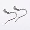 Tarnish Resistant 304 Stainless Steel Earring Hooks STAS-K146-029-0.7x18mm-1