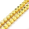 Electroplated Non-magnetic Synthetic Hematite Beads Strands G-G849-01G-1