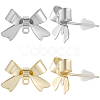 32Pcs 2 Colors Alloy Stud Earring Findings FIND-BBC0004-34-1