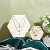 Nbeads 2Pcs 2 Styles Wooden Necklace Displays Stands NDIS-NB0001-06-5