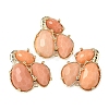 Natural Topaz Jade Links connectors G-E526-28R-1