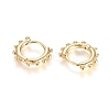 Brass Huggie Hoop Earrings EJEW-G275-03G-2