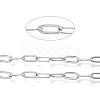 Tarnish Resistant 304 Stainless Steel Cable Chains CHS-M002-01P-2