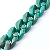 Handmade Acrylic Curb Chains X-AJEW-JB00679-01-3