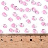 6/0 Inside Colours Transparent Glass Seed Beads SEED-T007-07G-4