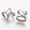 Tarnish Resistant 304 Stainless Steel Slide Charms STAS-A032-125P-1
