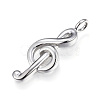Tarnish Resistant 316 Surgical Stainless Steel Pendants STAS-P112-05P-1