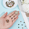 1 Strand Dyed Natural Imperial Jasper Round Beads Strands G-PA0002-57A-3