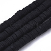 Handmade Polymer Clay Beads Strands CLAY-R089-6mm-001-1