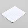Square Paper CD Storage Bags with Round PP Plastic Visible Window ABAG-WH20001-28-2