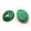 Oval Natural Malachite Cabochons G-O147-03G-2