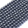 Terahertz Stone Beads Strands G-D0013-77C-1