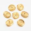 Tibetan Style Alloy Wavy Spacer Beads TIBEP-A11067-G-LF-2