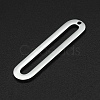 Tarnish Resistant 201 Stainless Steel Open Back Bezel Pendants STAS-R111-LA080-2