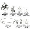 DIY Charm Bangle Making Kit DIY-FS0005-24-4