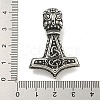 316 Surgical Stainless Steel Pendants STAS-E212-104AS-3