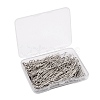 395Pcs 8 Style 304 Stainless Steel Eye Pins STAS-FS0001-21-6