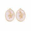Brass Birth Floral Pendants LS-KK-S364-283-1