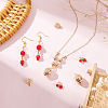 8Pcs 4 Styles Brass Charms KK-BC0010-09-4