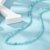 Natural Amazonite Beaded Necklaces NJEW-K114-B-A07-3
