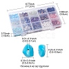180G 15 Styles Natural & Synthetic Mixed Gemstone Beads Set G-FS0005-73-5
