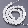Natural White Jade Beads Strands GSR10mmC138-3