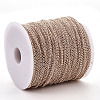 Soldered Brass Coated Iron Rolo Chains CH-S125-08A-RG-4