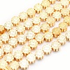 Electroplate Non-magnetic Synthetic Hematite Beads Strands G-L485-12-G-1