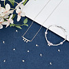 15Pcs 925 Sterling Silver Pendants STER-DR0001-36-4