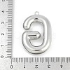 304 Stainless Steel Pendants STAS-I325-146P-G-3