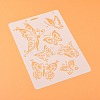 Plastic Reusable Drawing Painting Stencils Templates DIY-F018-B08-1