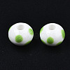 Handmade Porcelain Beads PORC-S504-001G-2