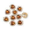 Alloy Crystal Rhinestone Charms ALRI-YW0001-01B-1