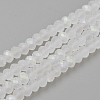 Electroplate Glass Beads Strands EGLA-S141-4mm-01E-1