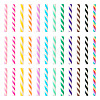 120Pcs 12 Colors Two Tone Handmade Polymer Clay Simulation Chocolate Stick CLAY-TA0001-43-2