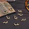 5Pcs Brass Micro Pave Cubic Zirconia Charms ZIRC-SZ0002-15B-4