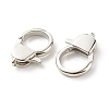 Eco-Friendly Brass Lobster Claw Clasps KK-G405-09P-RS-2