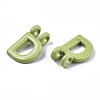 Spray Painted Alloy  2-Loop Link Pendants LS-X-PALLOY-T075-48D-RS-3