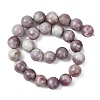 Natural Lepidolite/Purple Mica Stone Beads Strands G-A310-A01-16mm-3