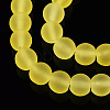 Transparent Glass Beads Strands GLAA-T032-T6mm-MD12-2