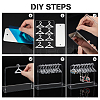 1 Set Acrylic Earring Display Stands EDIS-PH0001-36B-5