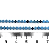 Electroplated Synthetic Non-magnetic Hematite Beads Strands G-J211-A02-01-4