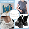 2Pcs Alloy Heart Boot Strap Chains FIND-FG0003-66-6